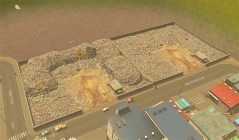 landfill full cities skylines